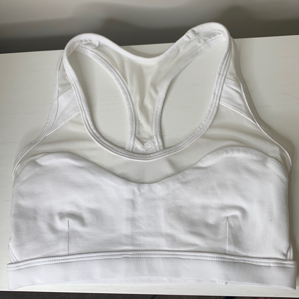 Bombshell White Sports Bra - Size XS {NEVER WORN}